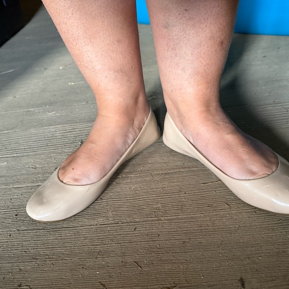 Lower East Side Women's Beige Dress Flats - Picture 3 of 6